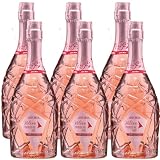 Astoria Velére Prosecco DOC Rosé Millesimato Extra Dry | Rosato da Uve Glera e Pinot Nero | Fruttato e Floreale | 6 Bottiglie 75 cl