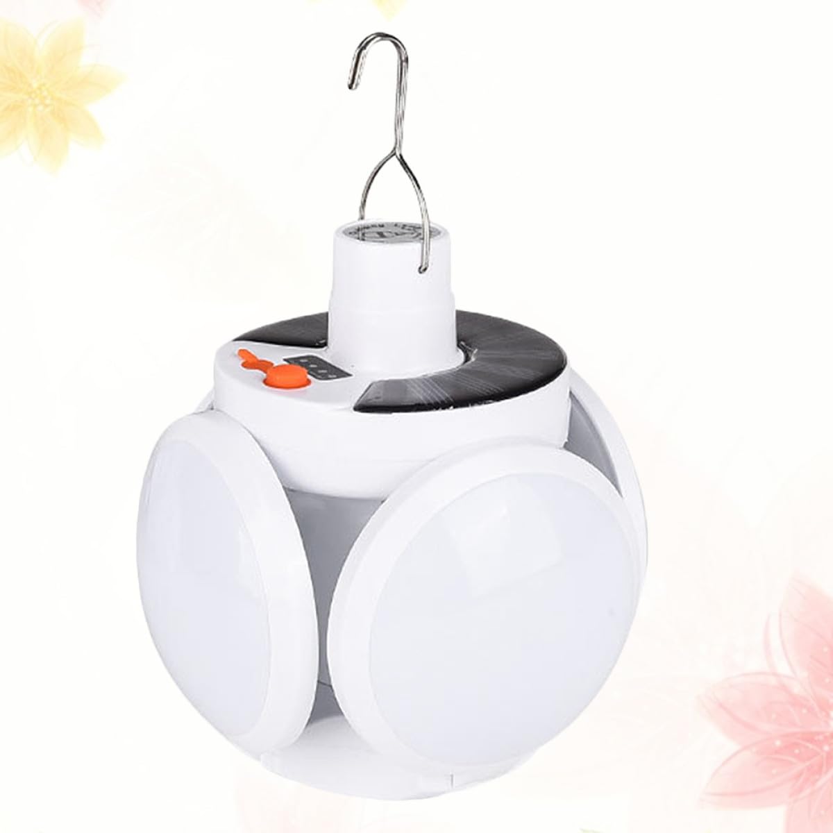 Lámpara de Camping Halloween LED Solar Plegable Portátil Recargable