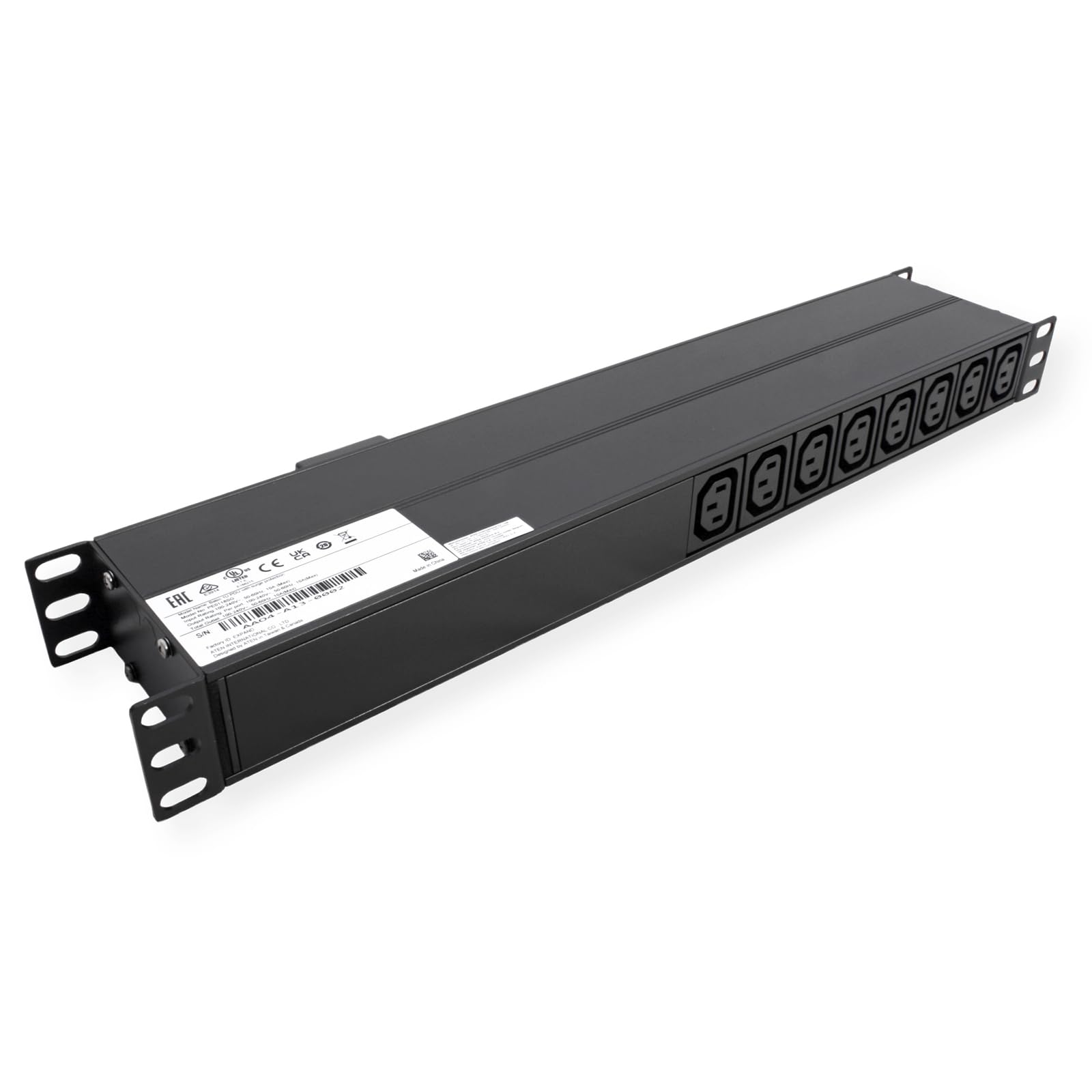 ATEN PE0118SG 1U 10A 18-Port Basic PDU mit Überspannungsschutz