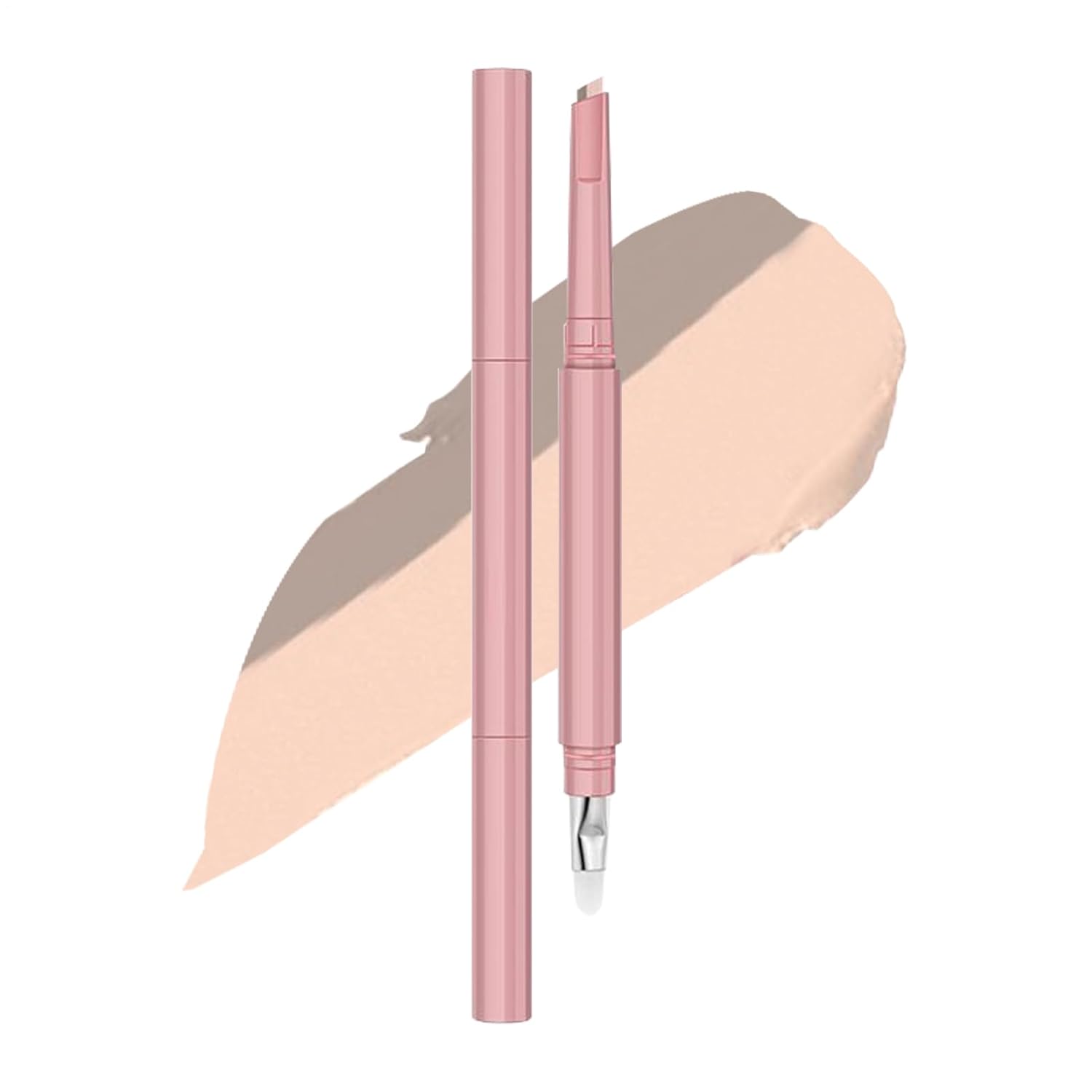 Under Eye Brightener - Under Eye Liner Silkworm Pen Makeup Tool for Visual Enlargement Dual-Ended Cosmetic Stick Long-Wearing