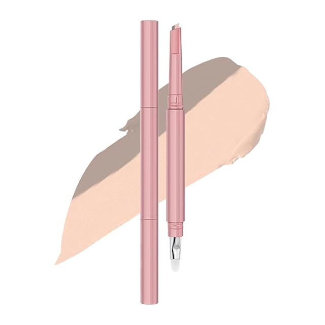 Under Eye Brightener - Under Eye Liner Silkworm Pen Makeup Tool for Visual Enlargement Dual-Ended Cosmetic Stick Long-Wearing