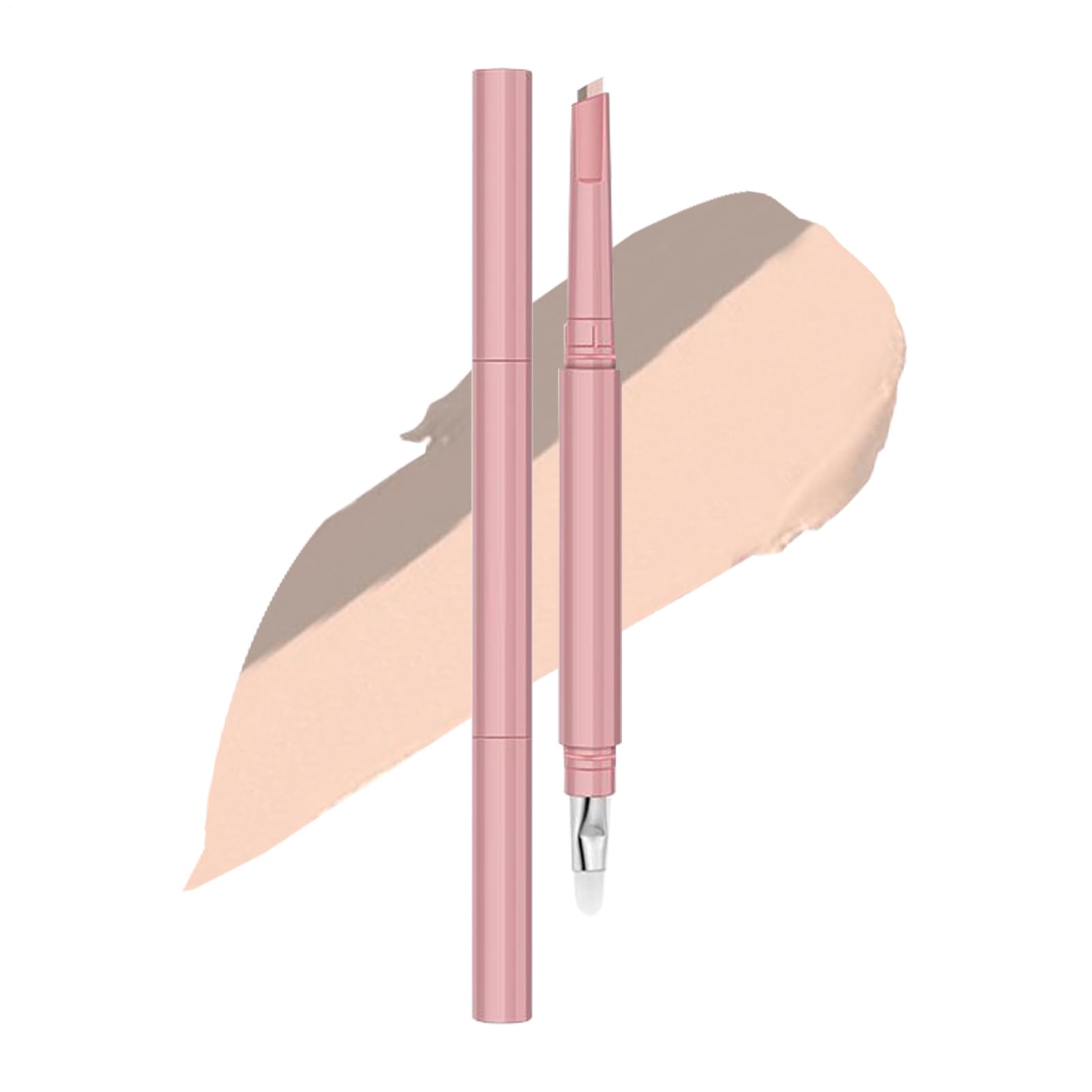 Under Eye Brightener - Under Eye Liner Silkworm Pen Makeup Tool for Visual Enlargement Dual-Ended Cosmetic Stick Long-Wearing