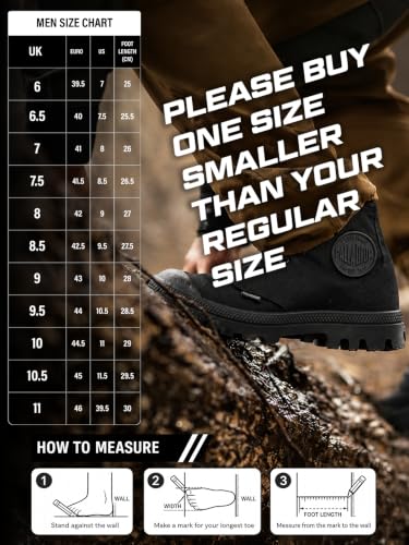 Palladium Mixte Pampa Monochrome Shoes, Noir, 42 EU