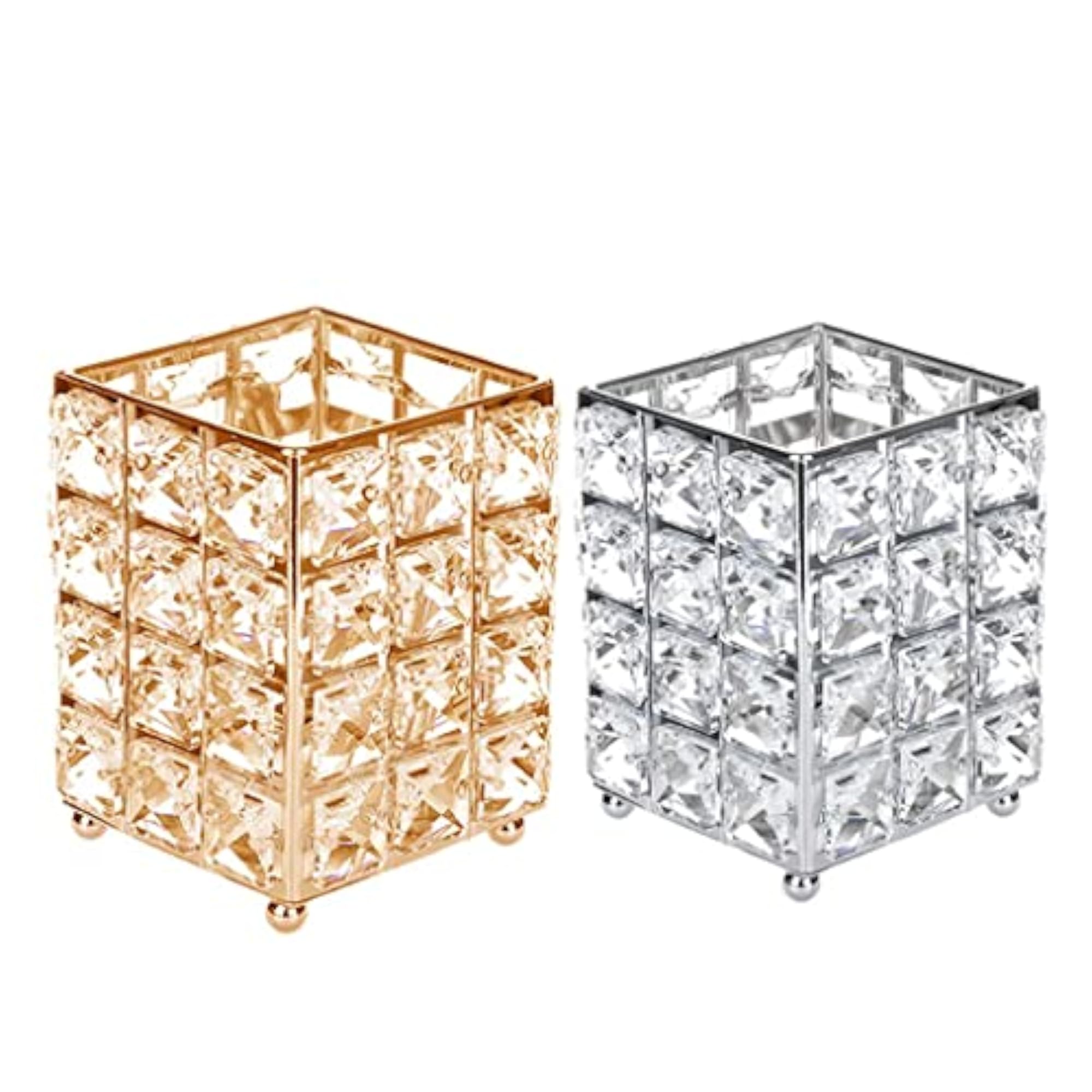Crystal Makeup Brush Holder for Organising Brushes