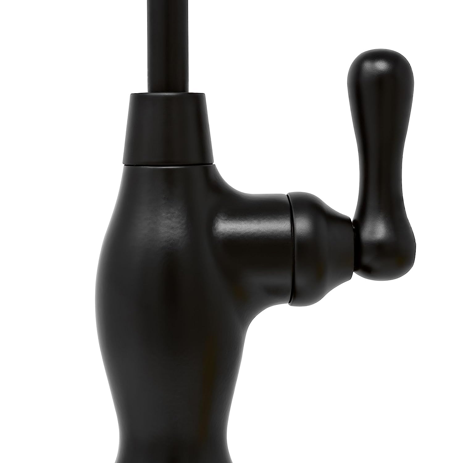 Metpure RO Faucet RO-FW148 Sistema de filtración de agua potable de ósmosis inversa (negro mate) con tubo preinsertado y llave de grifo RO-FW148