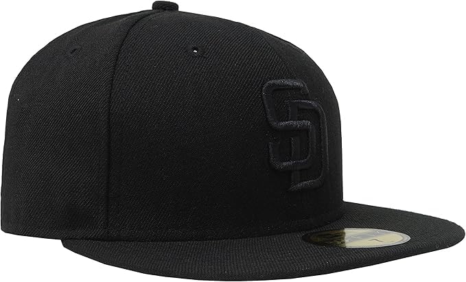Gorra New Era Black San Diego Padres MLB 59Fifty miniatura 3