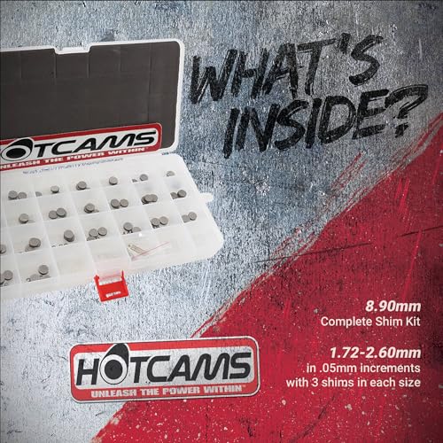 HCSHIM00 Hot Cams Complete 8.90Mm Shim Kit For 2005-2015 Ktm 250 Sx-F 68-2071 by Hot Cams - Image 5