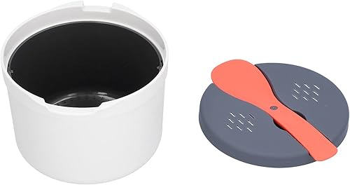 Miniatura 9 de Olla de arroz para microondas, horno portátil, olla arrocera de alta temperatura, olla de vapor para el hogar, vaporizador de arroz multifuncional