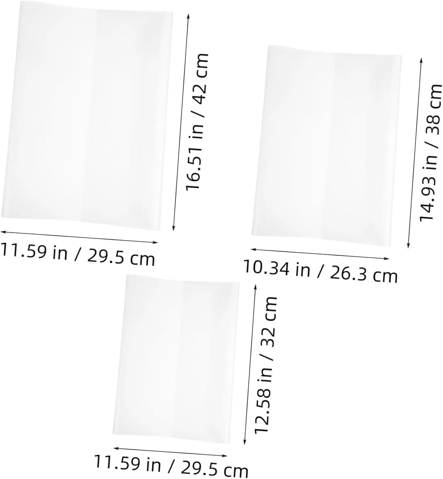 10-30PCS Transparente Buch Abdeckungen Tragbare Selbst-Klebe Verschluss Wasserdichte Lehrbücher Schutzhülle Haut A4/16K/22K Student Für Bücher Hefte(30PCS,A4)