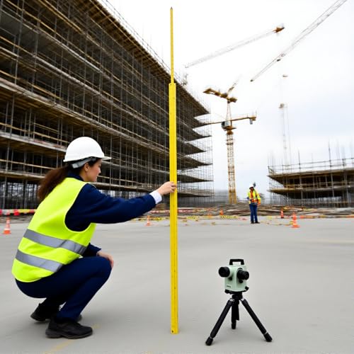 Vara de medición, Vara de medición de Altura Ajustable - Vara telescópica de 15 Metros para medir con precisión árboles y líneas, paisajismo, construcción y proyectos de bricol