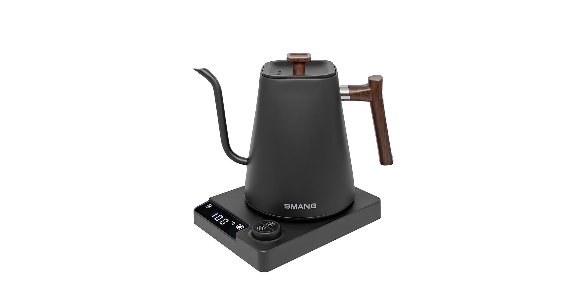 1200Wで1杯分65秒で沸かせる❣お洒落なデザイン♪❤コーヒードリップケトル Amazon | AZMKOO 電気ケトル コーヒー ドリップケトル 1.0L
