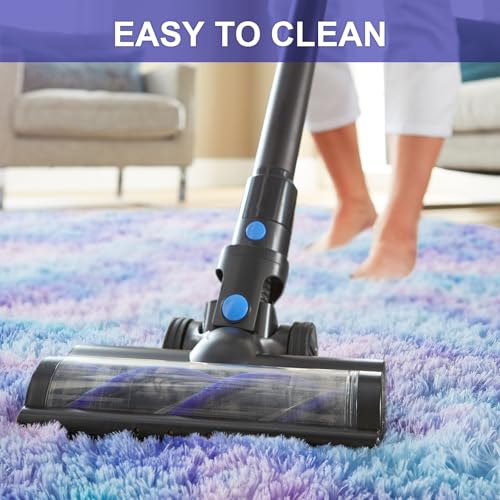 image for Ophanie Rainbow Purple Rug for Bedroom Girls, Unicorn Colorful Mermaid