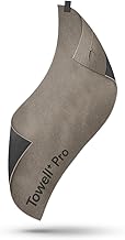 STRYVE Sports Towel - The Original from DHDL - Towell+ Pro - Beige/Brown - 105 x 42.5 cm - Magnetic Clip & Non-Slip Protection - Hygienic & Functional - Ideal Towel for Gym Available