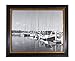 Golden State Art 16x20 Black Photo Picture Frame with Burgundy and Gold Border Lines, with Real Glass