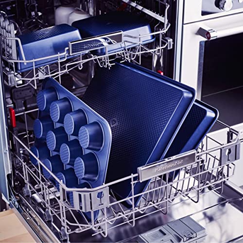 Blue Diamond Bakeware Diamond Infused Ceramic Nonstick, 12 Cup Muffin And Cupcake Baking Pan, Dishwasher And Freezer Safe, Pfas-Free, Blue #TOP7