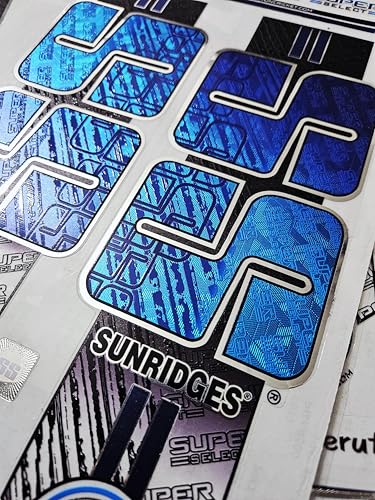 Image of Cottontail Cricket Bat Sticker | 4D SPRT English Willow Sports Fiber Tape Embossed Accessories | Blue