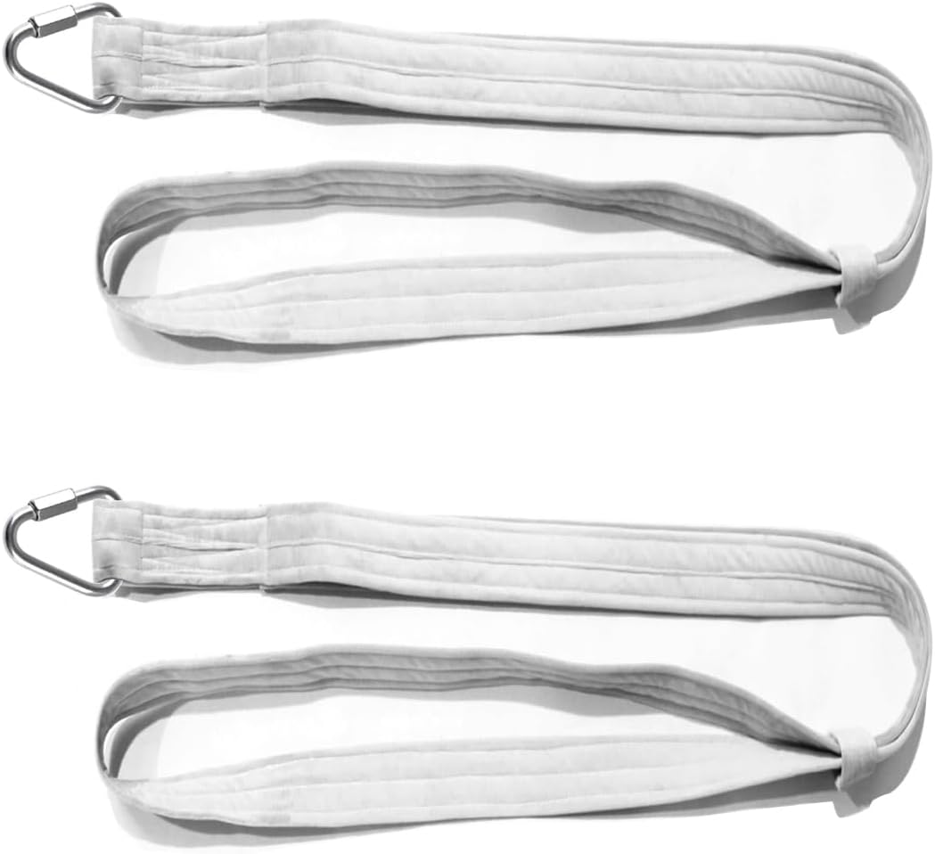 9ft 2.75m Aerial Straps Ropes Yoga Aerial Acrobatics Body Aerial Loop Trapeze Circus Apparatuses Equipment Three-Layer Straps 1 pairs