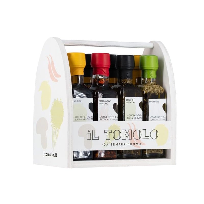 Elegancka kolekcja ręcznie wytwarzanych aromatyzowanych oliw z oliwek z pierwszego tłoczenia