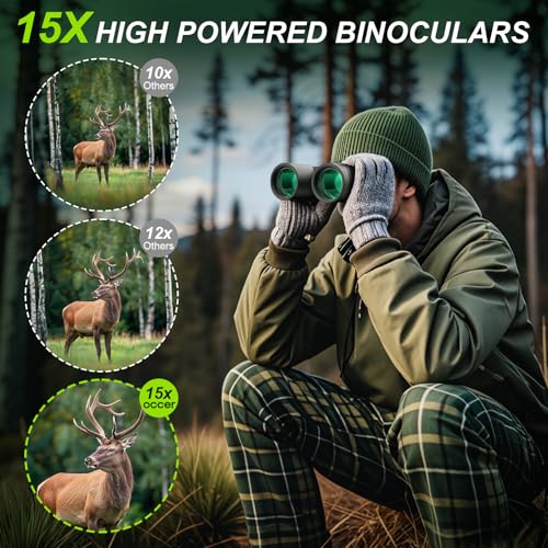 Occer Binoculares 15x42 para Adultos Alta Potencia miniatura 4