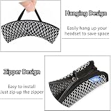 TaiZiChangQin Zamiennik osłony na głowę kompatybilny z Corsair Virtuoso RGB Wireless SE/Virtuoso XT Gaming/Virtuoso Wireless Headphone Fabric Zipper Head Band Pads