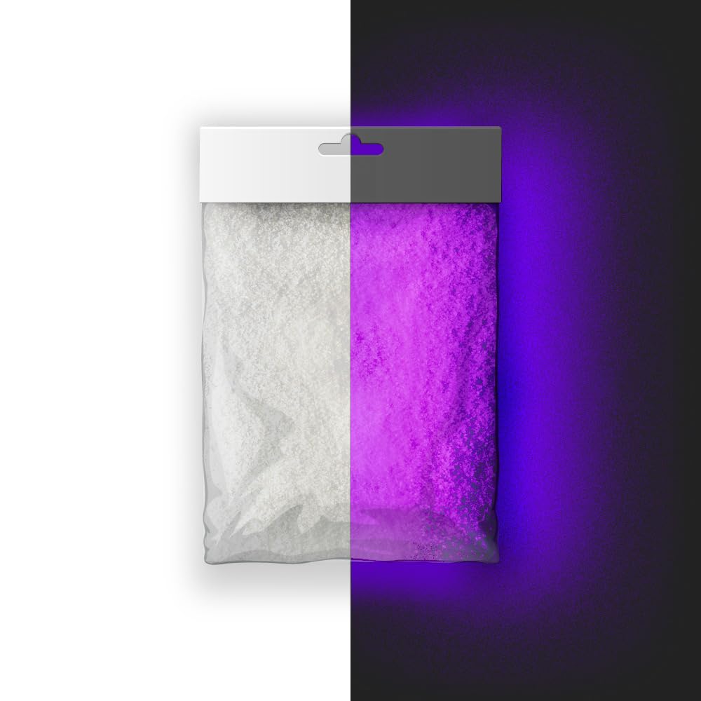 Americos Neon Glow in Dark Radium Powder for Arts & Crafts, Resin, Body Paint, Clothes, Décor, Jewelry, Toys & DIY Projects – Bright Luminous Pigment (Voilet_5g)-image-28