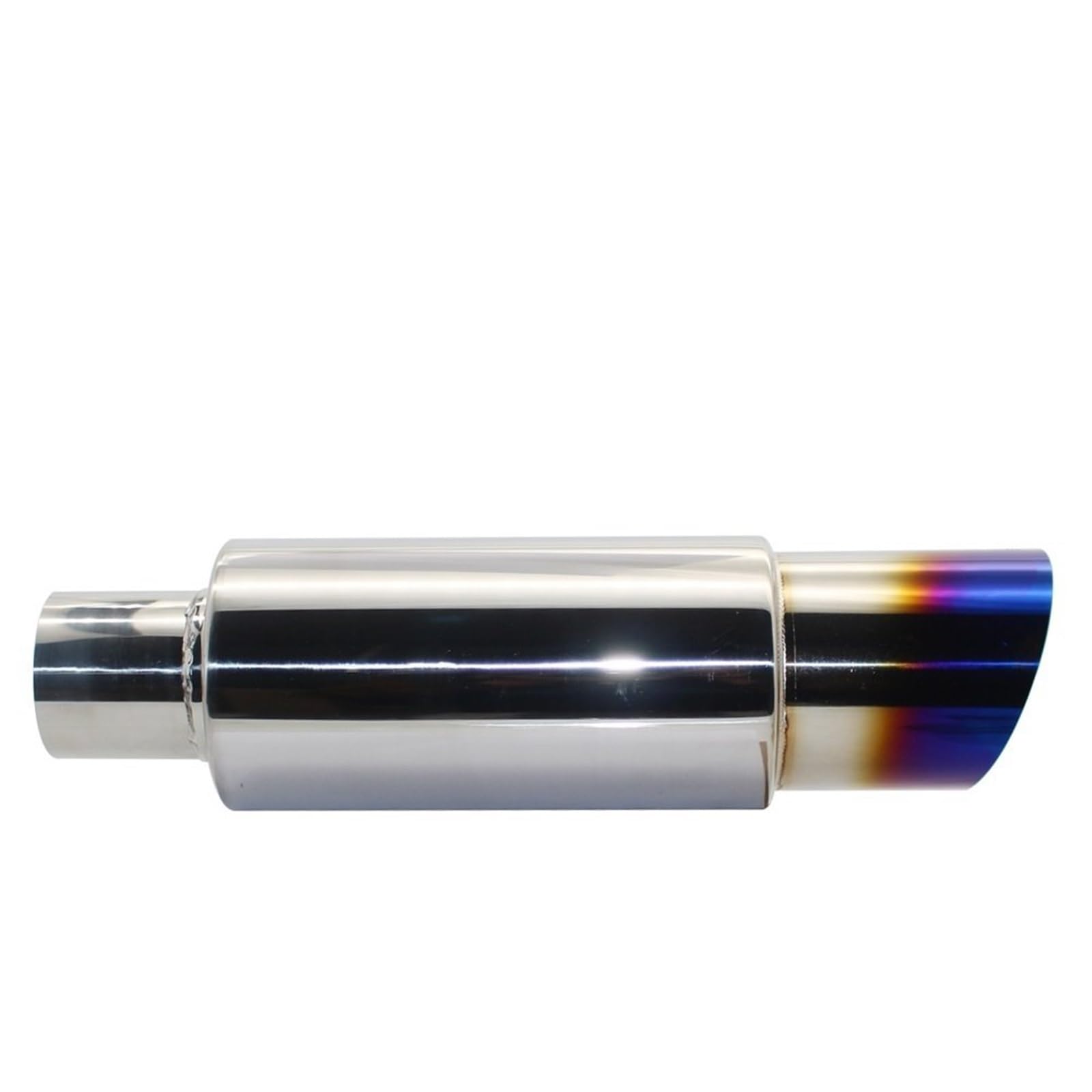Tłumik układu wydechowego Tłumik rury wydechowej samochodu Rura wydechowa Uniwersalny interfejs ze stali nierdzewnej 51 57 63 MM Koniec układu wydechowego(007 blue 57mm)