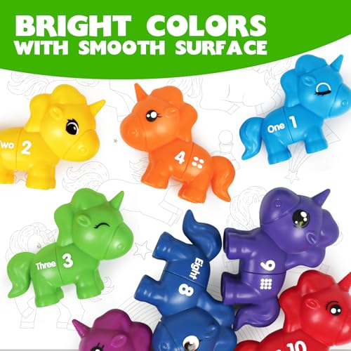 Image of Numbers Matching Game Fine Motor Toy, Toddler Number Learning Toys,1 2 3 Educational Learning Sensory Sorting Toys Preschool Math Games Activities Sets for Toddlers Kids