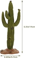 Vista 2 de Healifty 4 figuras de cactus artificiales para decoración de cactus, plantas de cactus artificiales