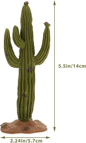 Miniatura 2 de Healifty 4 figuras de cactus artificiales para decoración de cactus, plantas de cactus artificiales