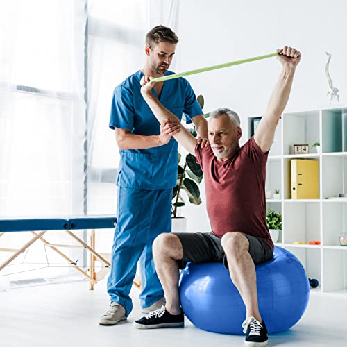 Retoo Gymnastikball 65 cm Sitzball mit Ballpumpe, Trainingsball, Ball für Fitness, Yoga, Gymnastik, Core Training, Fitnessball, Sitzball Büro für Balance Luftpumpe, Gymnastikbälle, Yogaball, Pilates