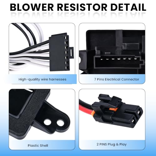 Image of PANNUOSCS Blower Motor Resistor 89019088 Fit for Chevy Silverado GMC Sierra