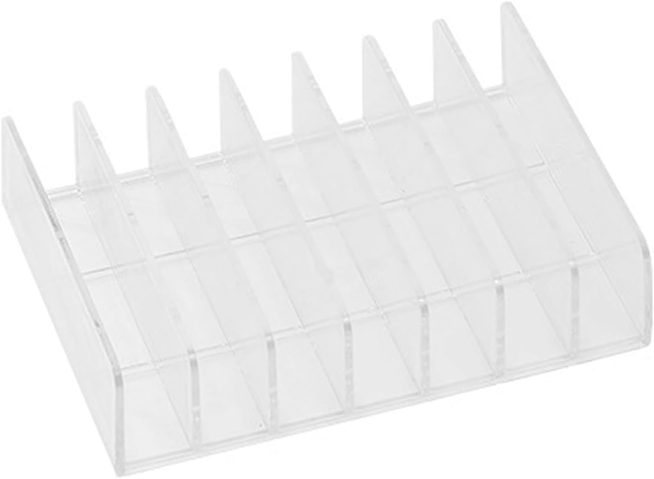 Clear Acrylic DVD Storage Box Stackable DVD and CD Display Stand