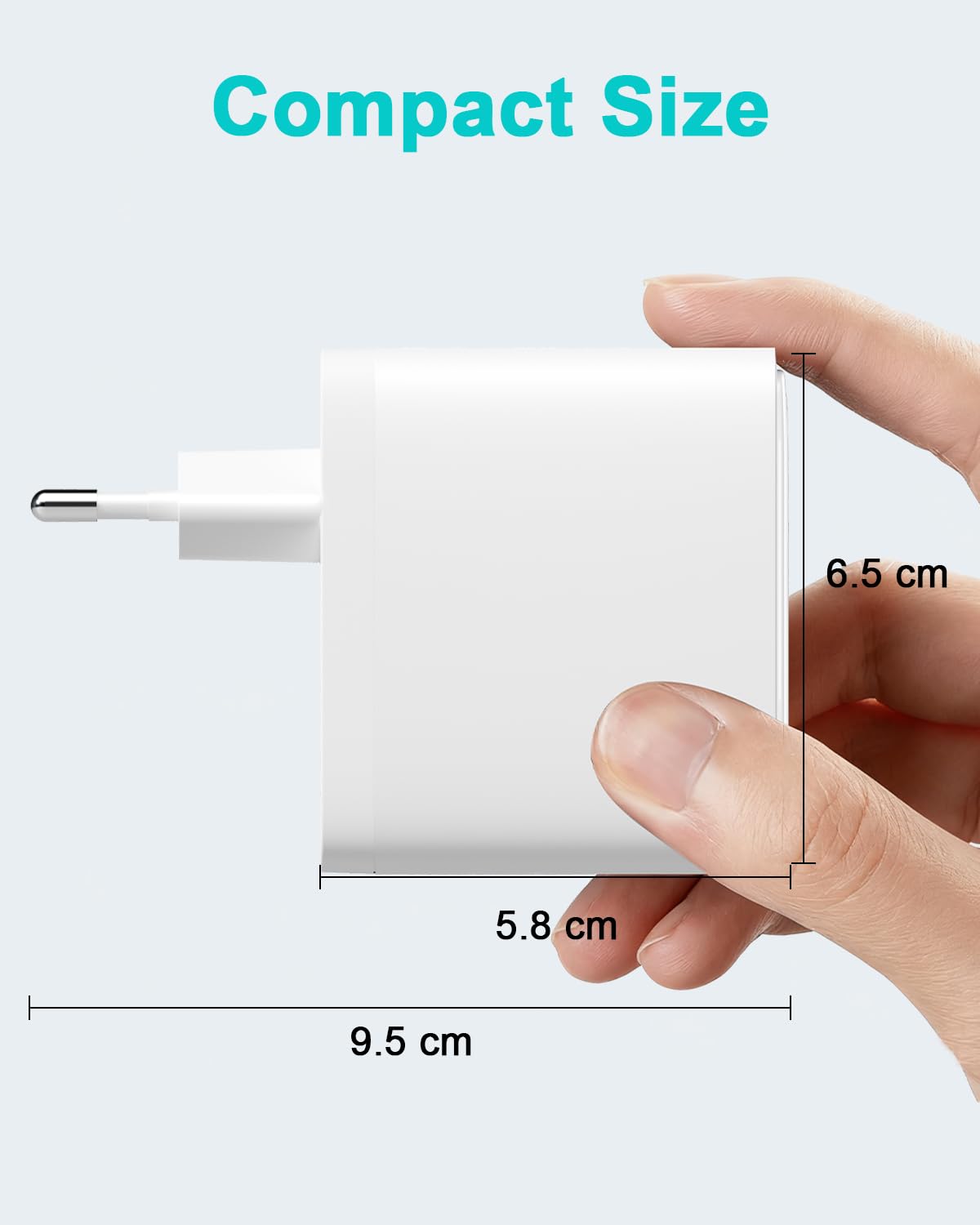 Chargeur USB C 100 W Compatible avec MacBook Pro 16 14 Pouces, MacBook Air 15 13 Pouces 2025 2024 2023 2022 2021 2020 2019 2018 M4 M3 M2 M1, Câble de Charge USB-C 2M 5A (Blanc)