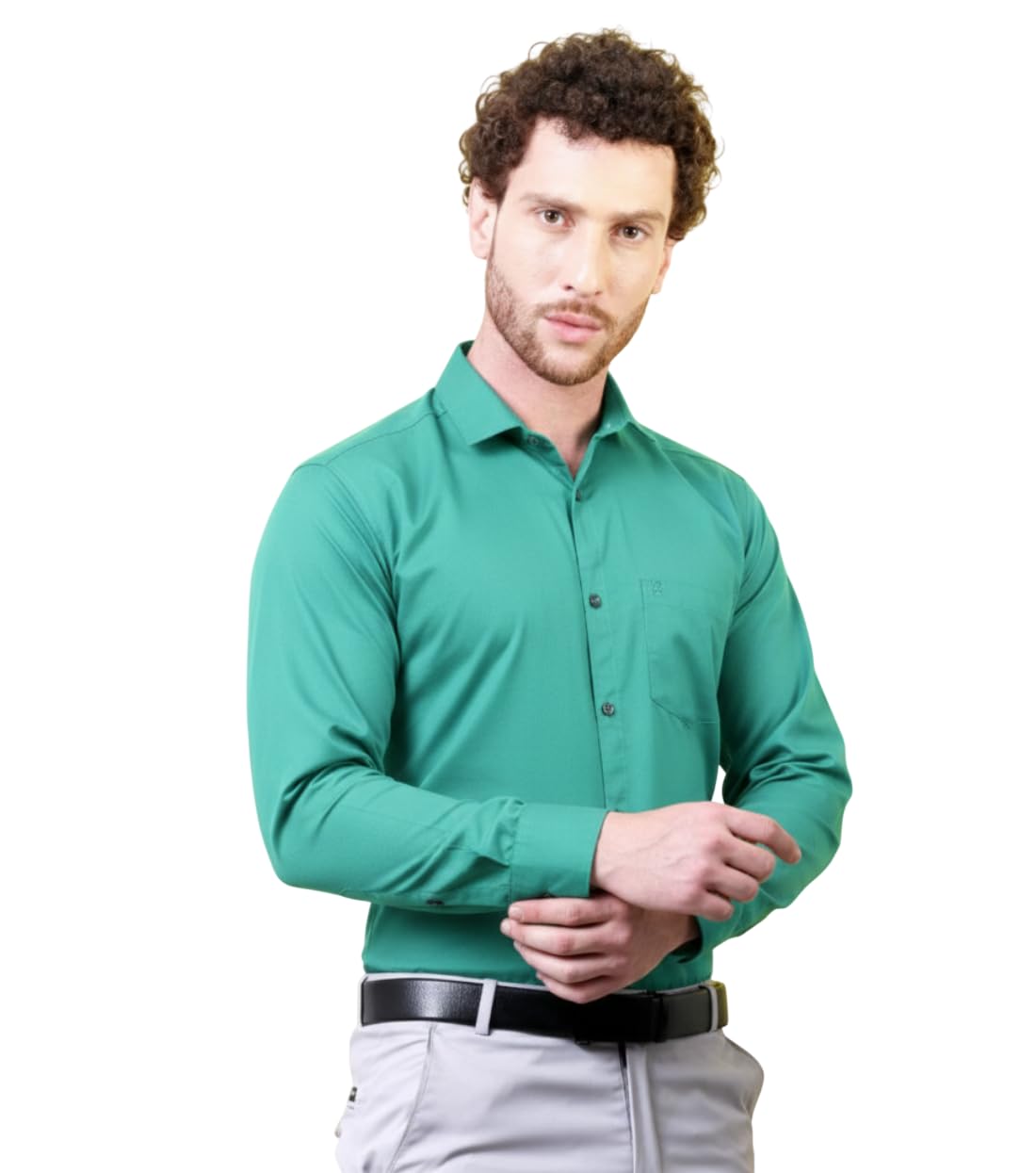 contrary Men’s Pure Cotton Solid Stylish Casual & Formal Wear Shirt | Stylish Regular Fit Full Sleeve Comfortable Office Party Trendy Shirt - Multi Color-picture-48