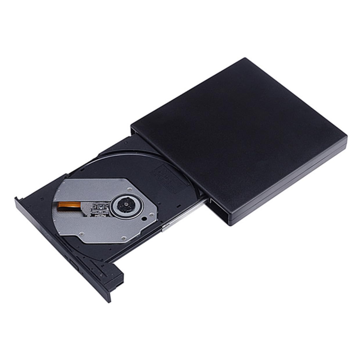 USB External CD DVD Burner Drive Portable CD Reader Rewriter for Laptop Computer Compatible with Windows and Macintosh Plug and Play Compact Lightweight Black Design-image-23