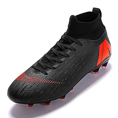 Botas de Fútbol para Hombre Spike Zapatillas de Fútbol Profesionales High-Top Atletismo Training Zapatos de Fútbol