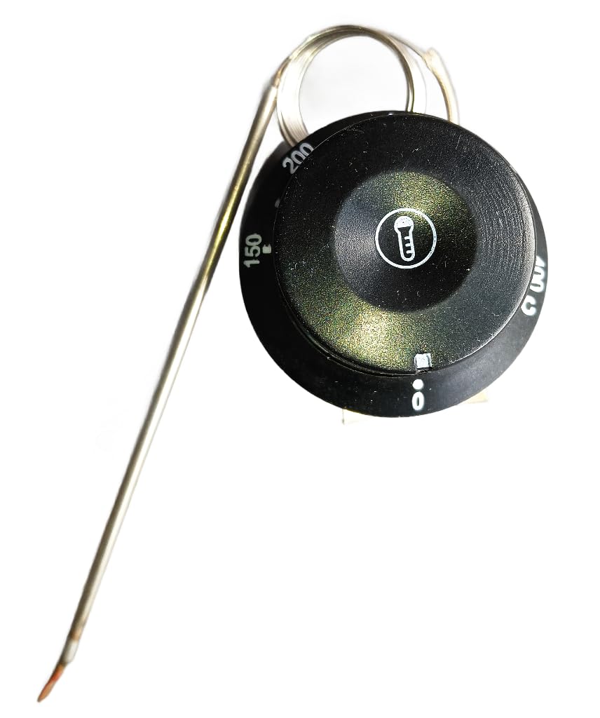 SOMA™ 50° to 400° Degrees (NC) Stainless Steel Capillary Thermostat Temperature Control 250 AC Volts 16 Amps for Various Applications