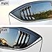 for Mazda 3 Axela 2014 2015 2016 2017 2018 Rear Side Window Louvers Sport Style Triangular Window Glass Blinds Air Vent Scoop Shades Cover Trim Blinds Auto Exterior ABS Decorate Accessories