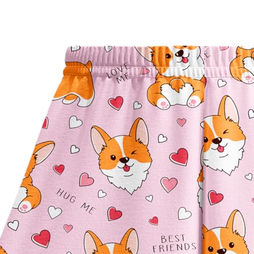 LQSZ Girls Pajamas Flutter Sleeve Toddler Girl Summer Pajamas 2 Piece Pjs Set Sleepwear for Girls 3-10 Years4