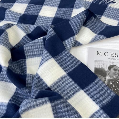 Women's warm winter scarf fashionable long Pashmina Cashmere shawl tassel soft warm knitted plaid scarf gift3