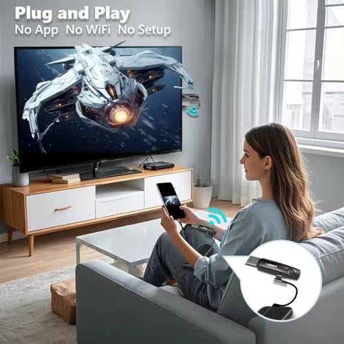Image of Wireless HDMI Transmitter and Receiver, 4K Output Transmission Decodes 1080P 100M /330FT, 2.4G /5G Plug&Play Extender Kit for Video /Audio Streaming to Monitor from Laptop /PC /TV /Projector /PS4 EPL-WL094