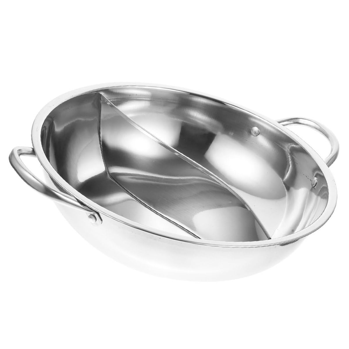 Casserole multifonction à double compartiment pour éviter les mélanges