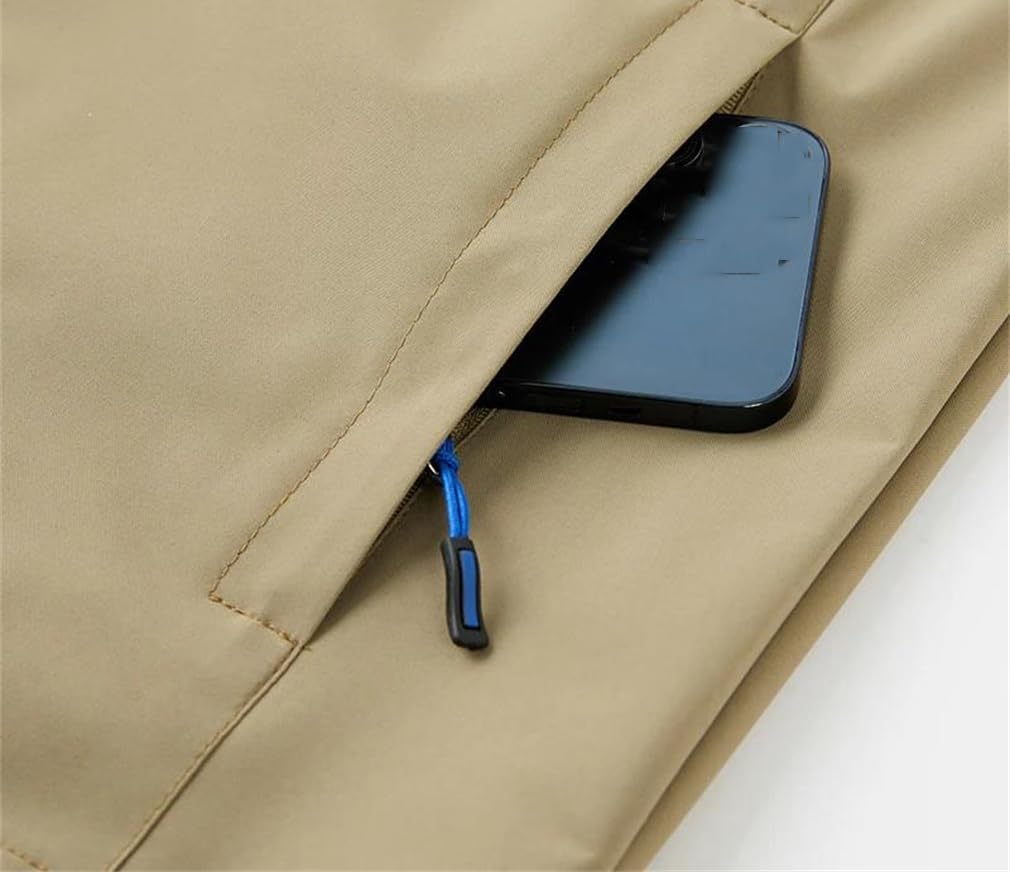 Men's Thin Outdoor Vest Stand Collar Breathable Loose Sleeveless Waistcoat For Camping Fishing Hiking