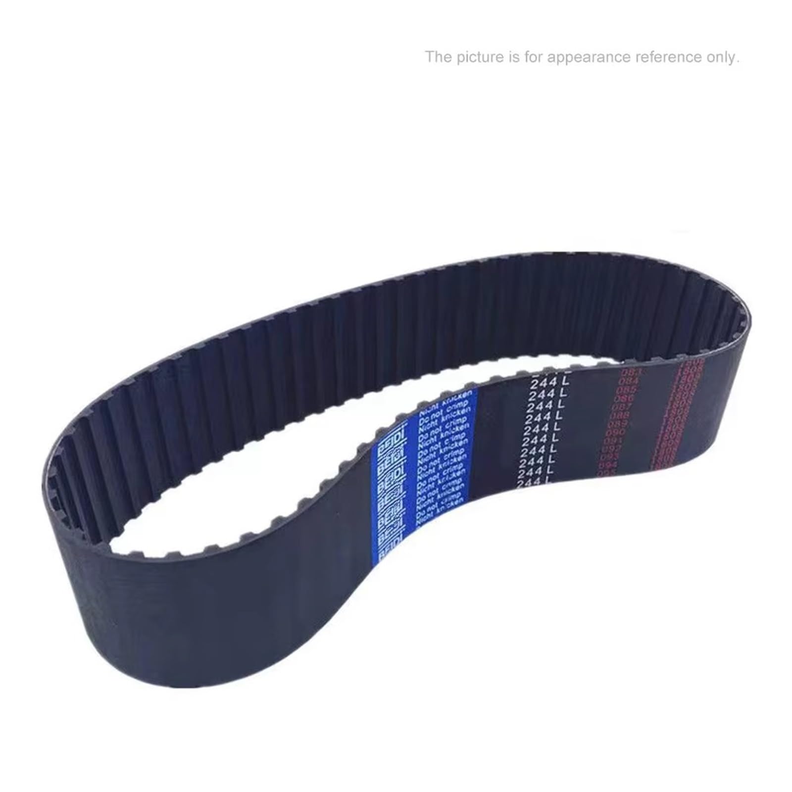Keilriemen Breite 25/30/38 mm L Gummi-Zahnriemen 86L – 240L 23 Zähne – 64 Zähne Synchronriemen mit geschlossener Schleife Kupplungsriemen(38mm,191L)