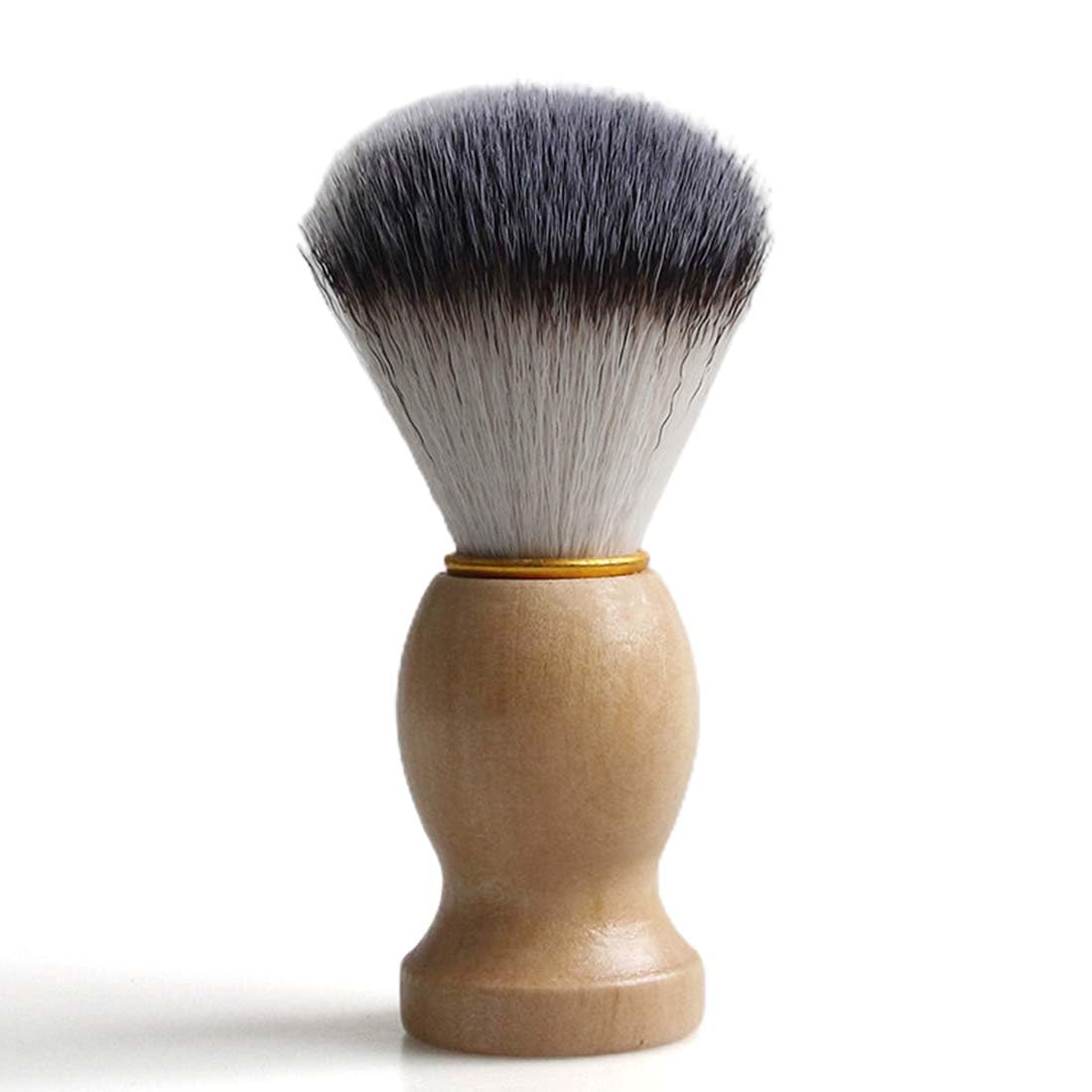 1 Pièce Blaireau Rasage Homme,Blaireau de Rasage, Une Peau Douce, pour Le Rasage Humide avec Le Rasoir（Couleur du bois）