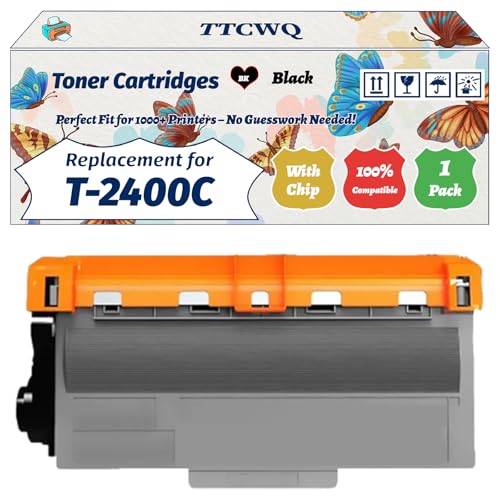 Image of TTCWQ Compatible for Toshiba T-2400C Toner Cartridges Work for Toshiba E-Studio 240S 241S Printers, with Chip, High Yield 2600 Pages, High-Definition Printing (1 Pack Black)