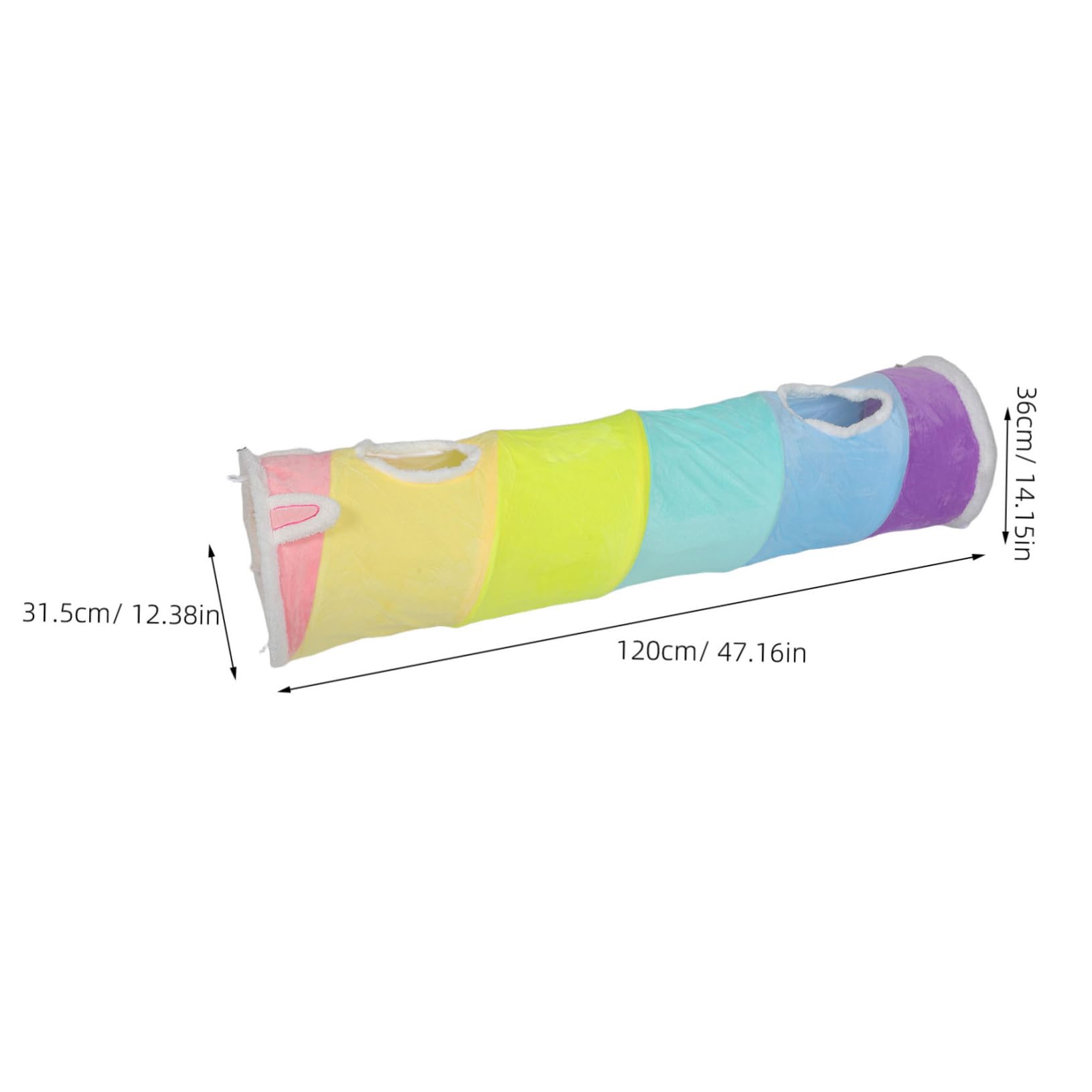 SHINEOFI Juguete Túnel para Gatos De Túnel Espiral Plegable Juguete De Persecución para Gatos y Gatitos para Mascotas Pequeñas Interiores