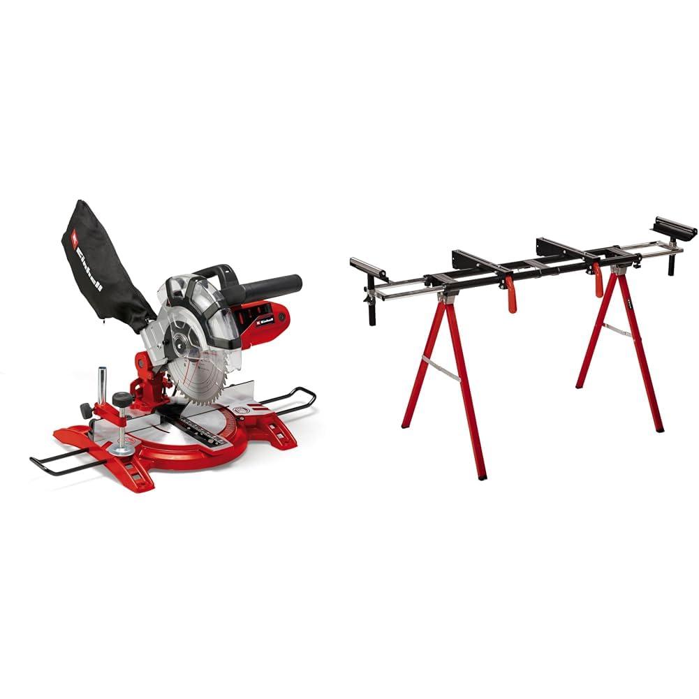 Einhell TC-MS 2112, Gönye Testere + Einhell MSS 1608, Gönye Kesme Standı