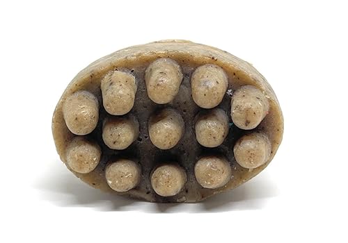 Barra de champú hecha con Croton Zambesicus, agua de arroz fermentada, aloe vera, amla, fenogreco, raíz de malvavisco, acondicionamiento,