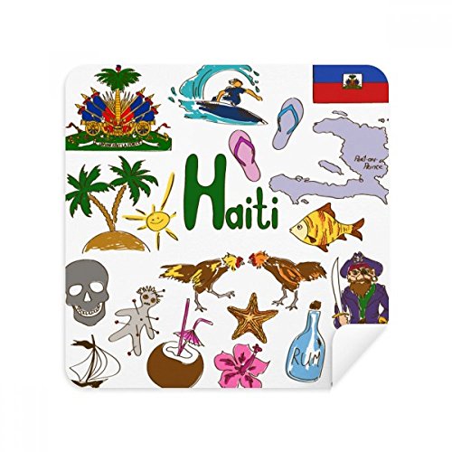 Nettoyeur écran téléphone portable daim tissu microfibre motif animaux drapeau
